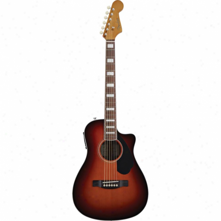 Fender&reg; Malibu Sce Acoustic Guitar - 3-color Sunburst - 096-8004-021