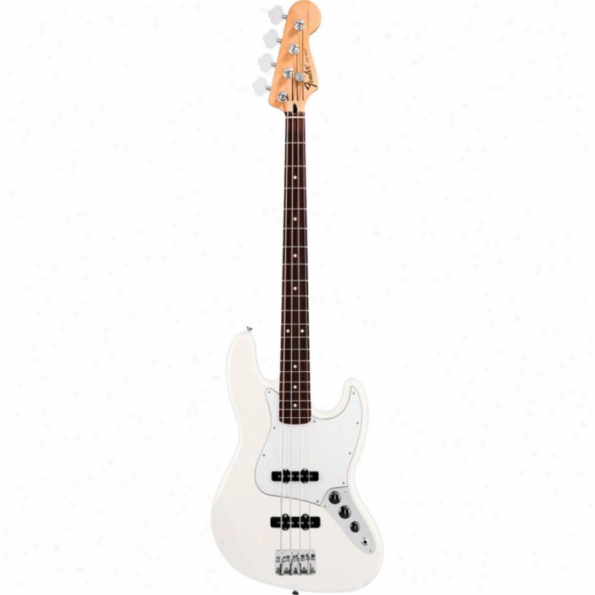 Fender&reg; Support Jazz Bass&reg; Guitar - Arcyic White Rosewood - 014-6200-58