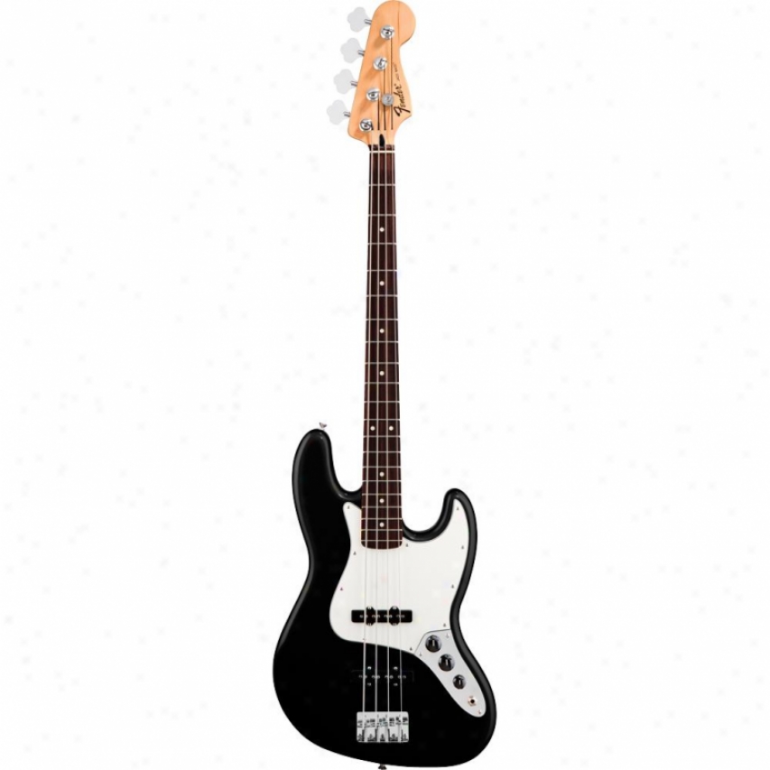 Fender&reg; Standard Jazz Bass&reg; Guitar - Black Rosewood - 014-6200-506