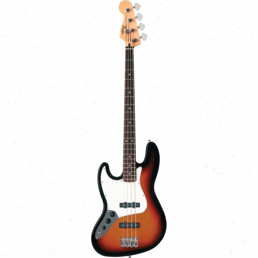 Fender&reg; Standard Jazz Bass&reg; Left Handed Guitar - Brown Sunburst Rosewood