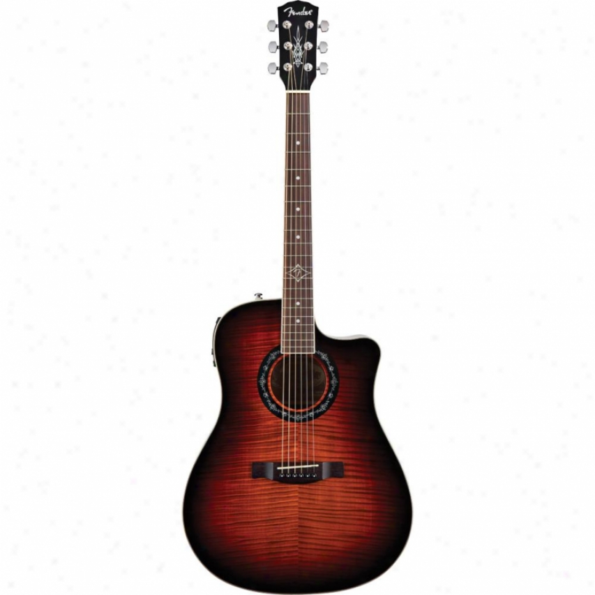 Fender&reg; T-bucket&#153; 300 Ce Acoustic Guitar - 3-color Sunburst - 095-8005-