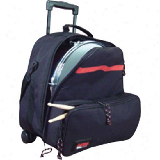 Gator Cases Backpack Denominate Bag For Sanre Kit And Practice Pad With Wheels