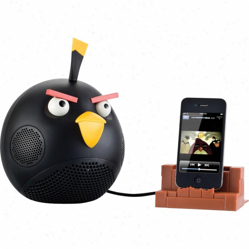 Gear4 Angry Birds Speaker Dock - Black Bird Pg542g