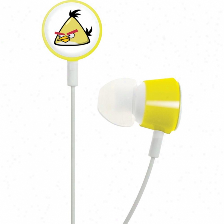 Gear4 Angry Birds Tweeters In-ear Bud Headphones - Yellow Hab006g