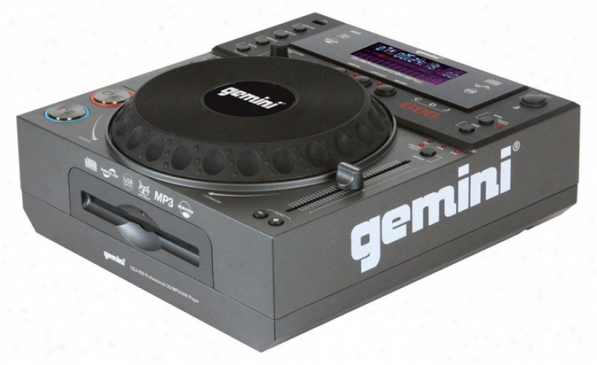 Gemini Cdj-600 Tabletop Cd/mp3/usb Player