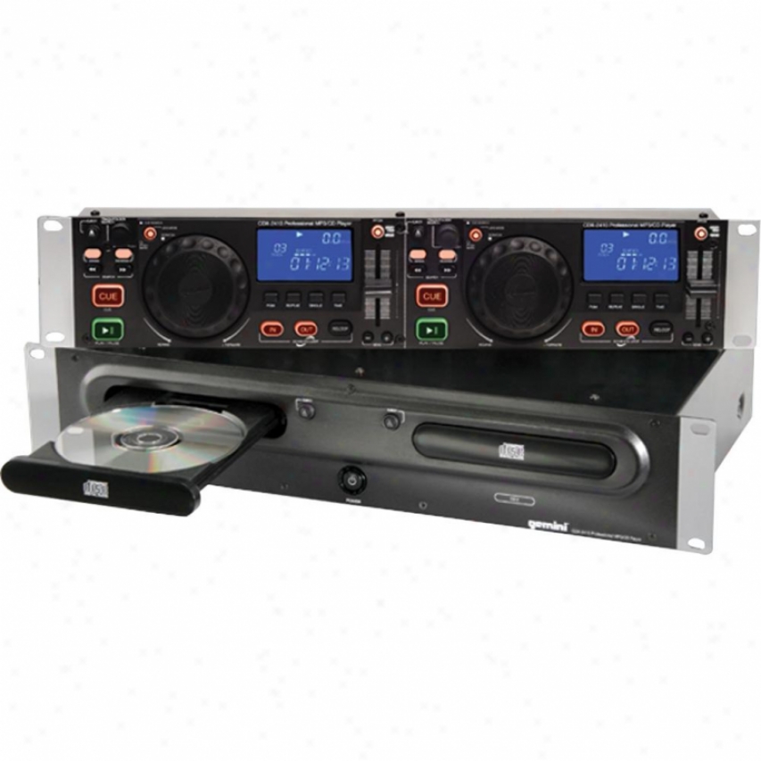 Gemini Cdx-2410 2u Dual Mp3/cd Player