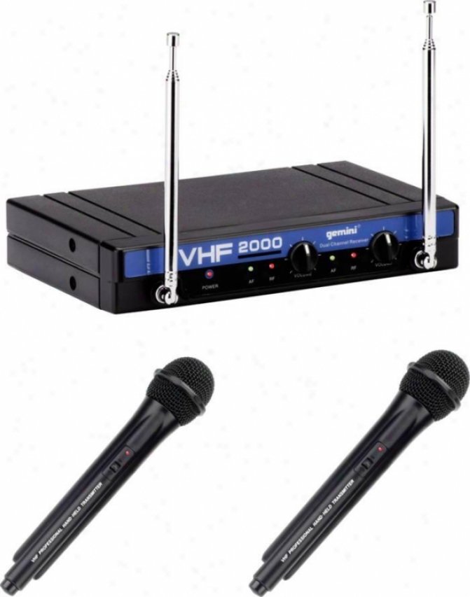 Gemini Dual Channel Wireless System W/2 Microphones