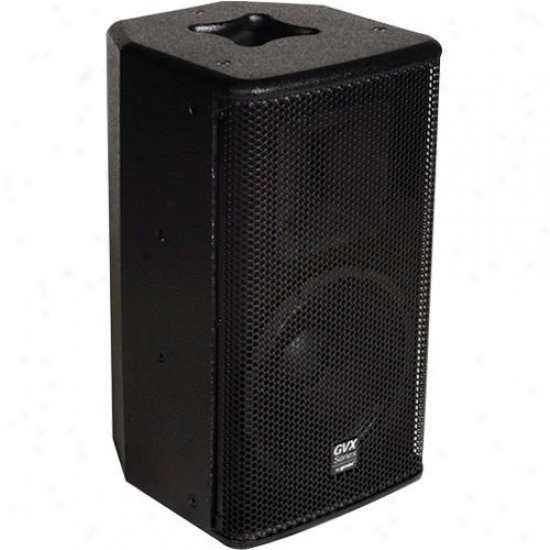 Gemini Gvx-10p Powered 10" Speaker - Black Acrylic Lacquer