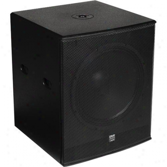 Gemini Gvx-sub18p Powered 18" Subwoofer - Black Acrylic Lacquer