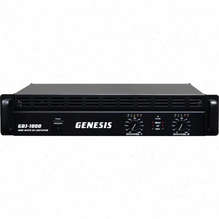 Genesis Gdj-1000 1000-watt Dj Power Amplifier