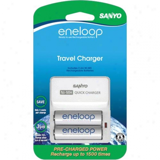 Ge/sanyo Universal 2-position Hasty Aa Batteries Charger Set