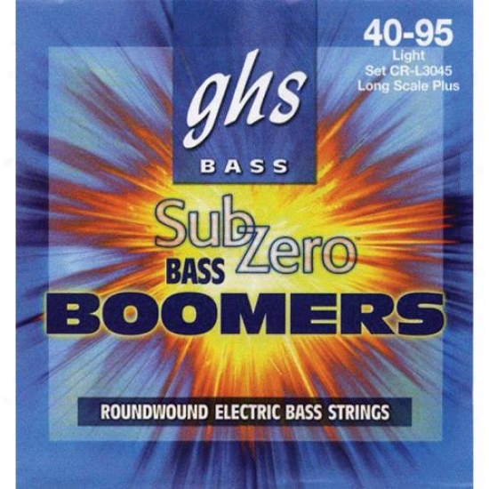 Ghs Strings Crl3045 Sub-zero Boomer Lightt Bass Guitar Strings