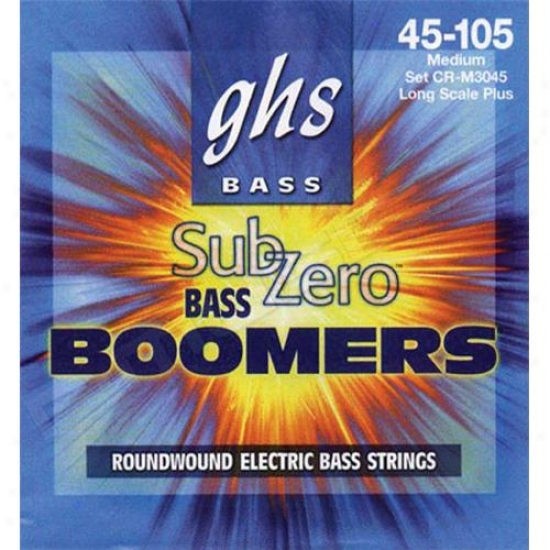 Ghs Strings Crm3045 Sub-zero Boomer Medium Bass Guitar Strings