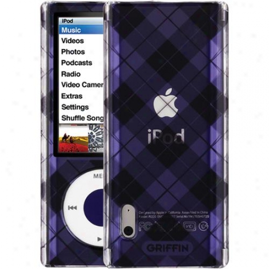 Griffin Technology Gb01417 Iclear Sketch Case For Nano 5g - Tartan