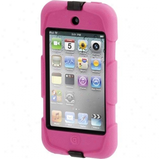 Griffin Technology Survivor Extreme-duty Case According to Ipod Touch 4g - Pink/black