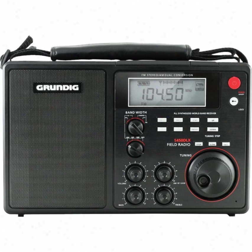 Grundiy Gs450dl Short Wave Field Radio - Black