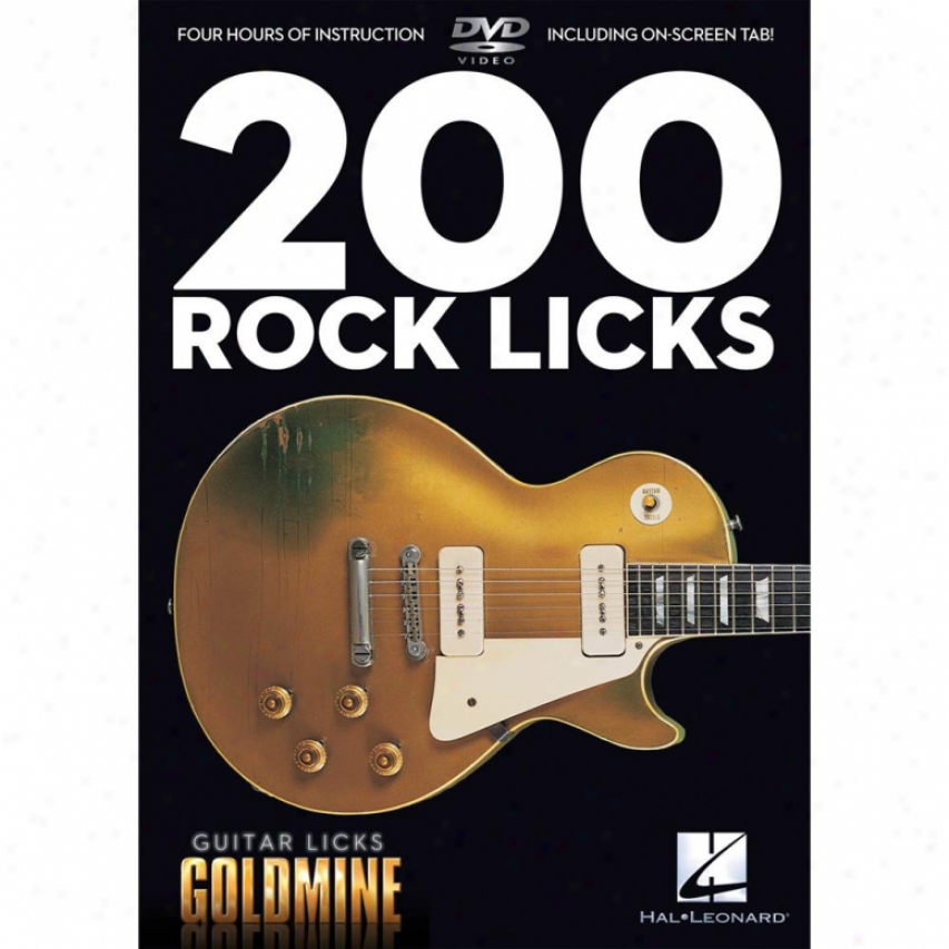 Hal Leonard 200 Rock Licks - Advice Dvd