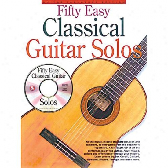 Hal Leonatd 50 Easy Classical Guitar Solod Book - Hl 14037208