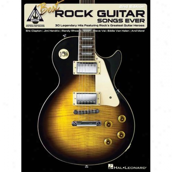 Hal Leonard 690407 Best Rock Guitar Songs Ever Guitar Recorded Version Tab