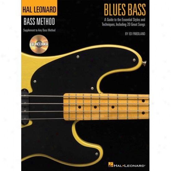 Hal Lepnard 695870 Blues Bass Guide To Essential Styles Attending Cd