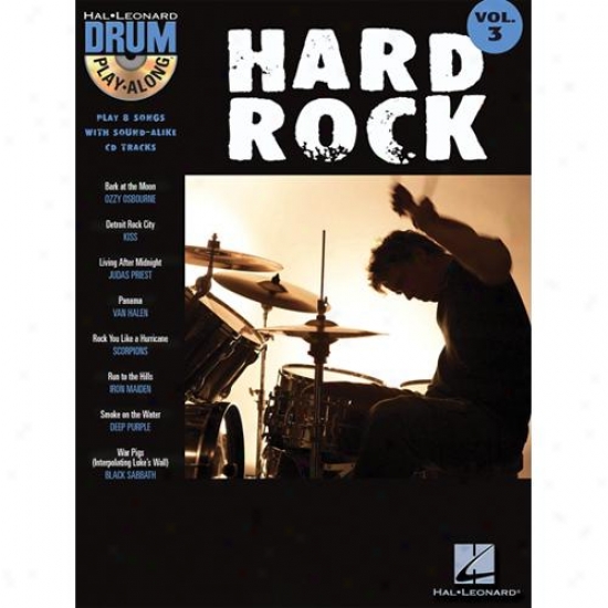 Hal Leonard 699743 Hard Rock Drum Play Along Vol 3 With Cd