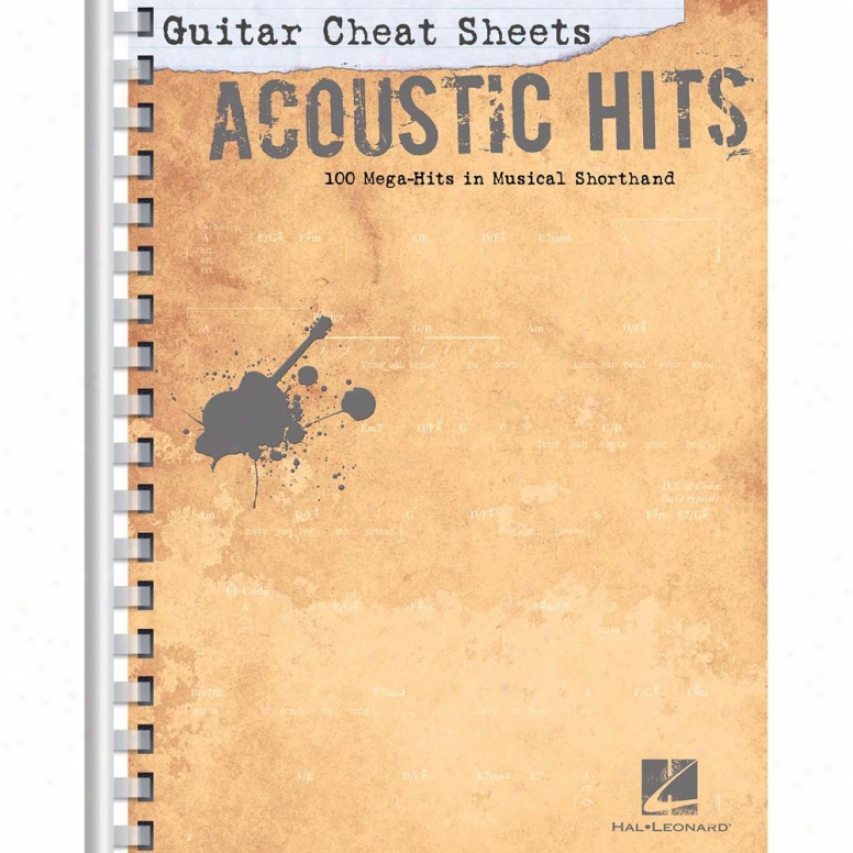 Hal Leonard 70239l Acoustic Cheat Sheets