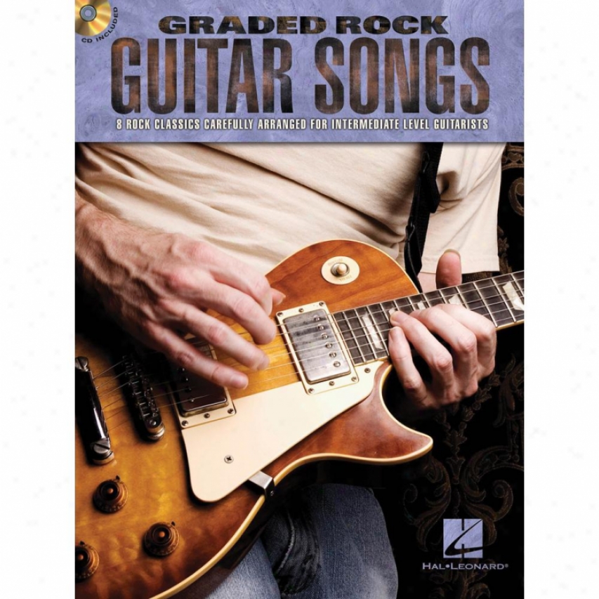 Hal Leonard 702452 Graded Rock Guitar Book With Cd