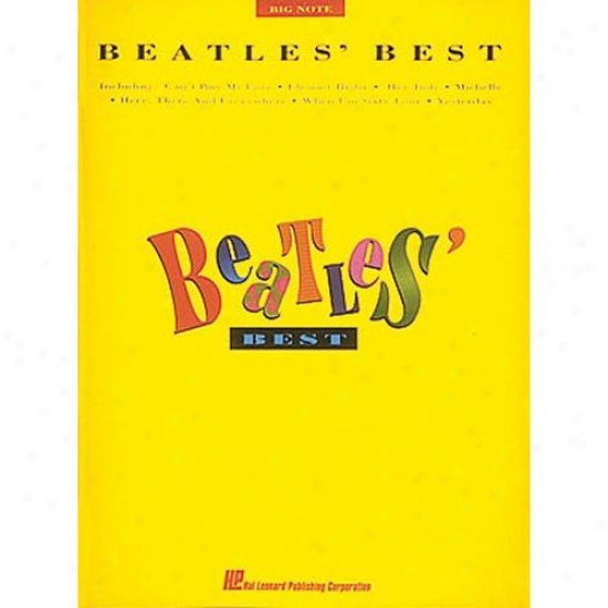 Hzl Leonard Beatles Best For Piano