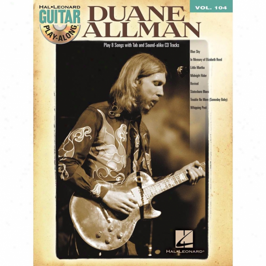 Hal Leonard Duane Allman Sonngbook - Hl 00700846