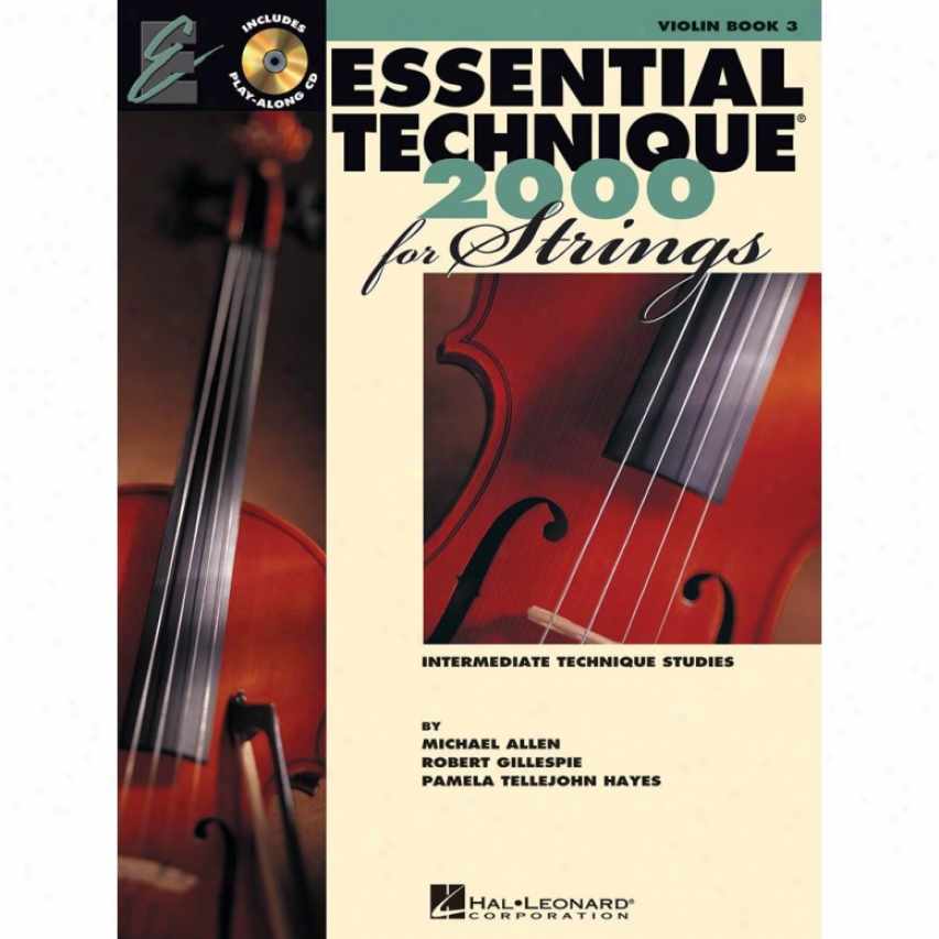 Hal Leonard Essential Technique 2000 Conducive to Strings - Book 3 - Hl 00868074