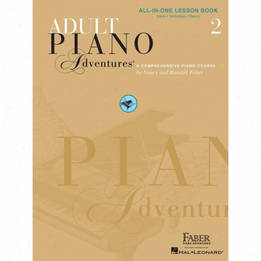 Hal Leonard Hl 00420246 Adult Piano Adventures All-in-one Lesson Work 2