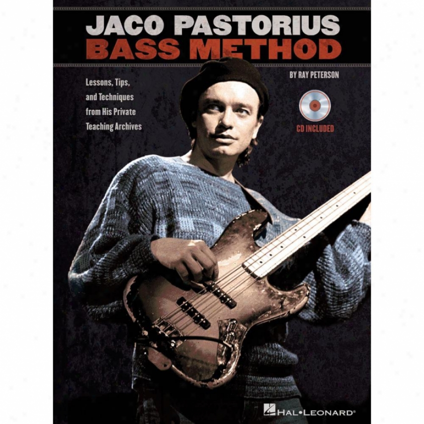 Hal Leonard Hl 00695570 Jaco Pastorius Low Method Book & Cd