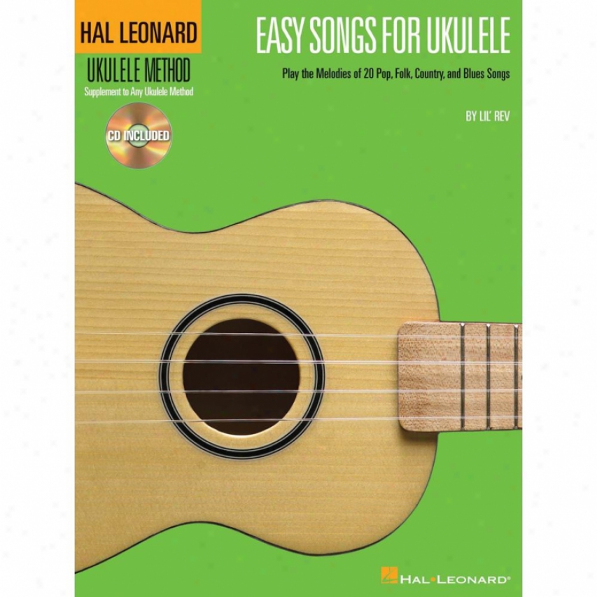 Hal Leonard Hl 00695904 Easy Songs For Ukulele Songbook