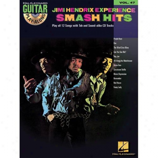 Hal Leonard Hl 00699723 Jimi Hendrix Experience - Smash Hits