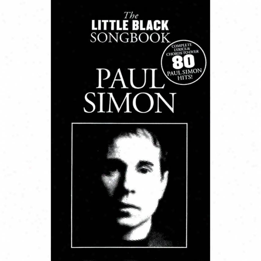 Hal Leonard Hl 14019180 Paul Simon - The Little Black Songbook