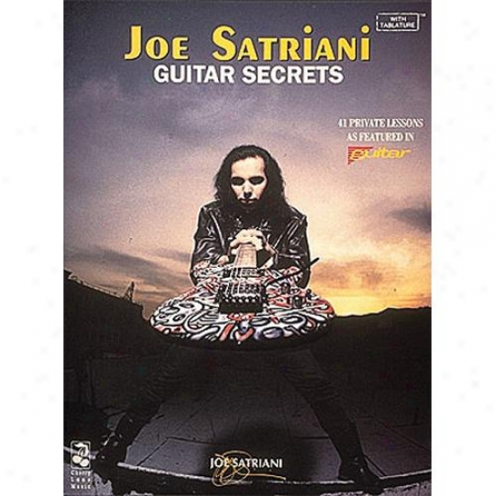 Hal Leonard Joe Satriani - Guitar Secrets Book - Hl 02506305