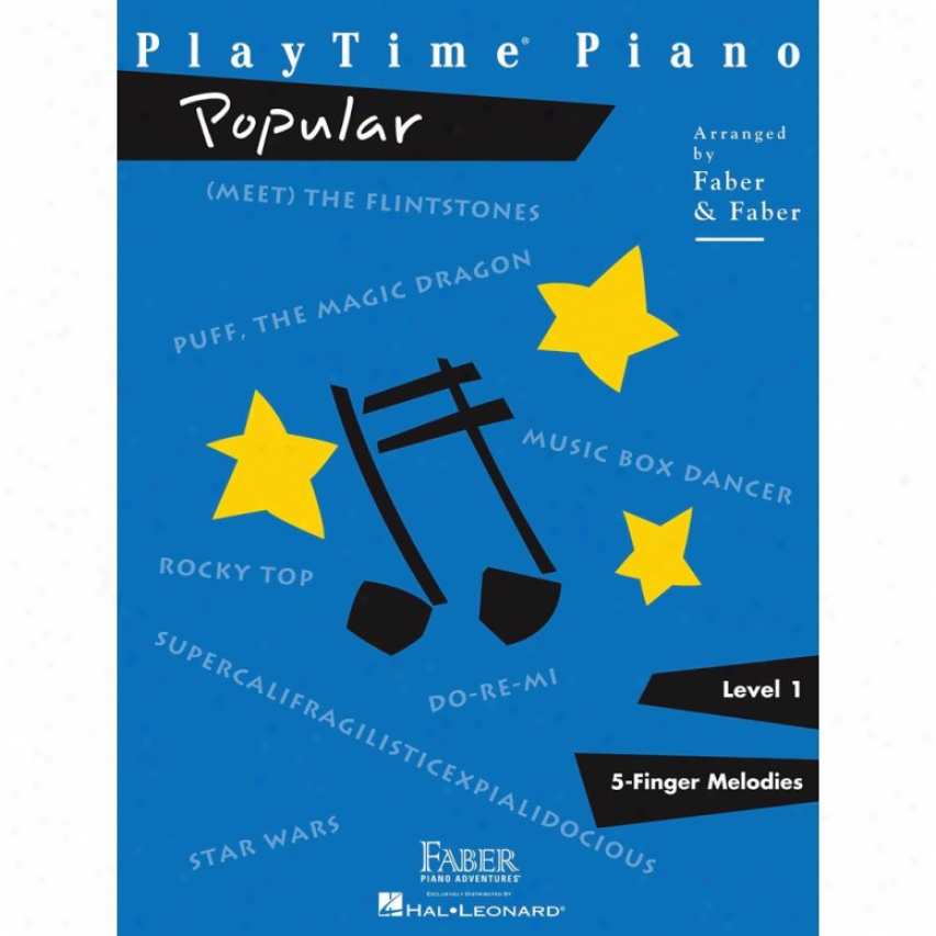 Hal Leonard Playime Popular Songbook - Hl 00420110