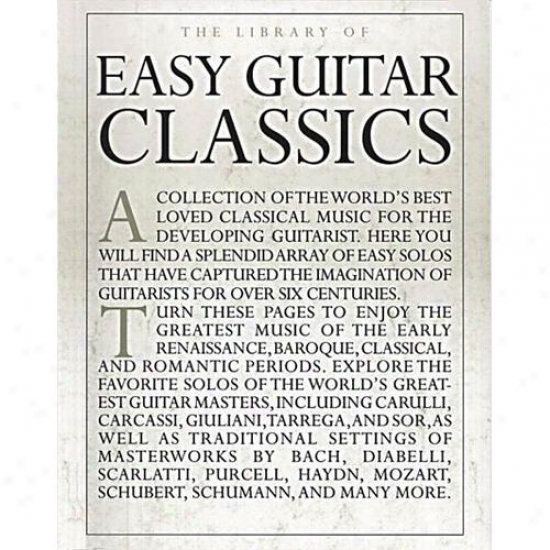 Hal Leonard The Library Of Easy Guitar Classics Bolk - Hl 14019030