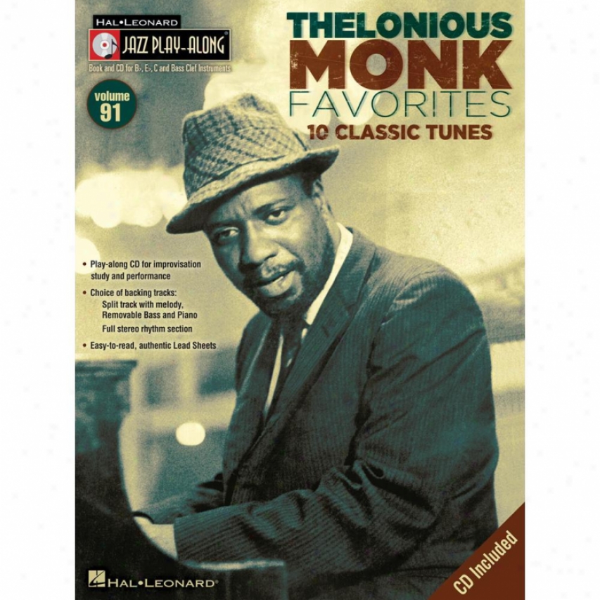 Hal Leonard Thelonious Monk Favorited Songbook - Hl 00841263