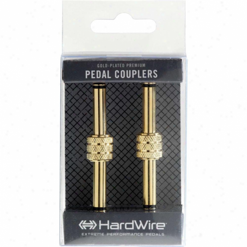 Hardwire 1/4" Male Couplers Gold Plated