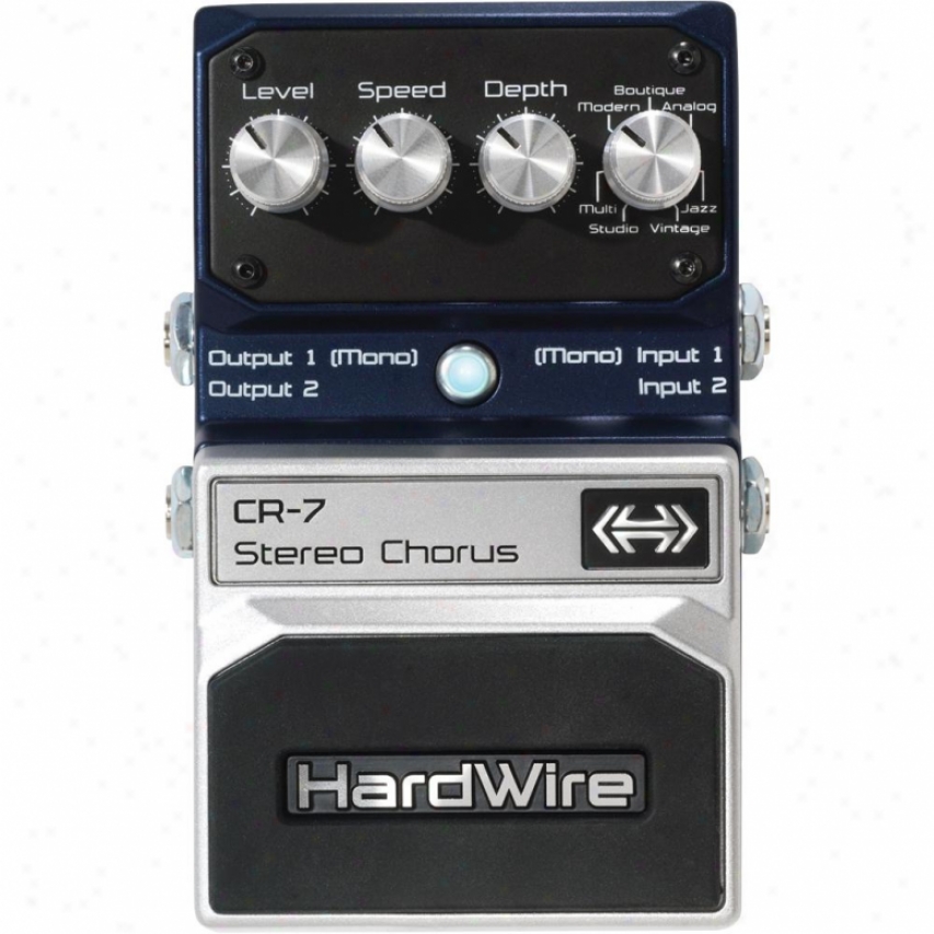 Hardwire Cr-7 Stereo Chorus Guitar Pedal