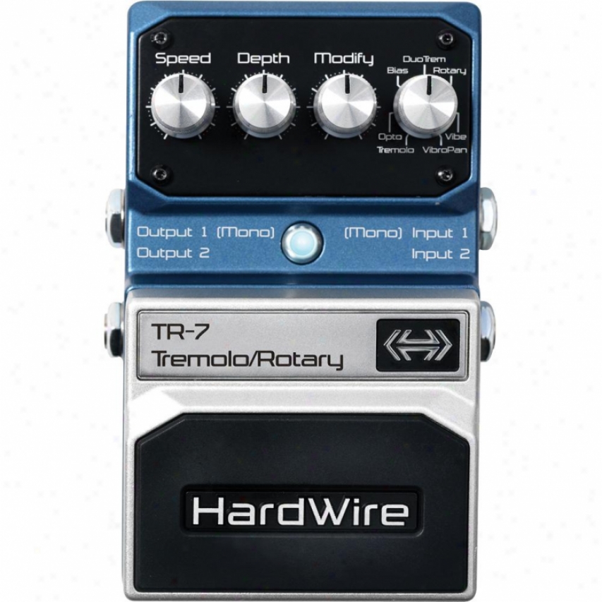 Hardwire Tr-7 Tremolo/rotary Guitar Pedal