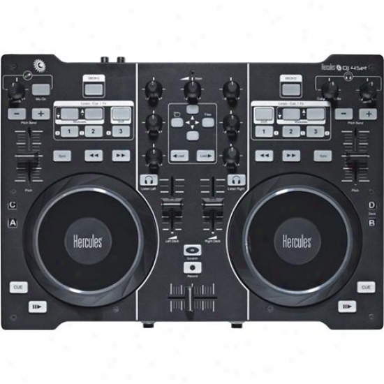 Hercules Dj 4set Capacious Dj Controller W/ Built-in Audio Outputs