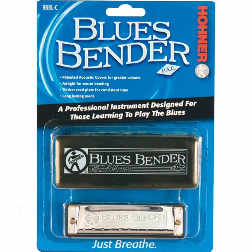 Hohner Harmonica Bluee Bender Harmonica - Key Of C