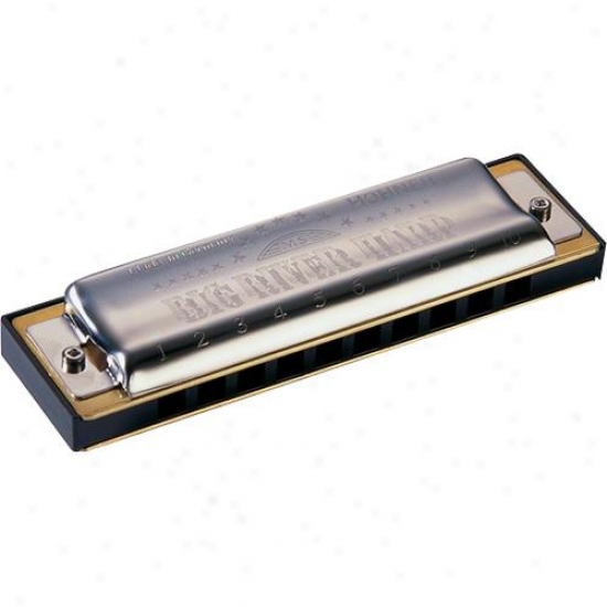 Hohner Harmonica Hh590bla Big River Harmonica Key Of A