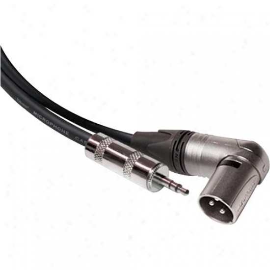 Hosa 1.5-feet Microphone Cable 3.5mm Trs - Xlr3m Ra - Mmx-001.5sr