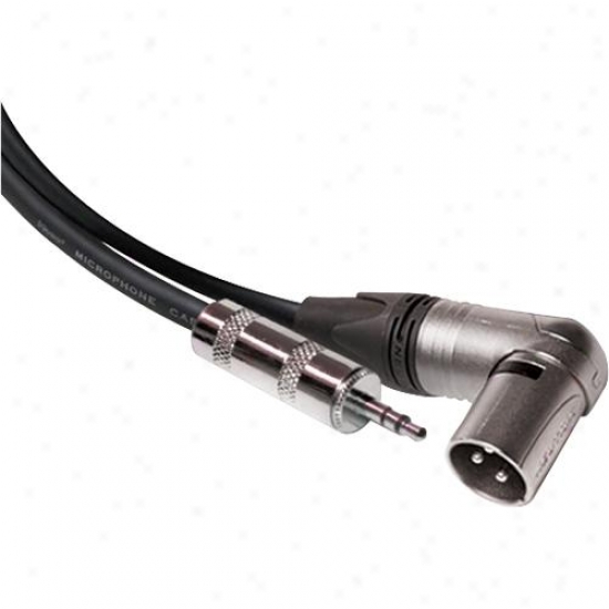Hosa 25-foot Microphone Cable 3.5mm Trs - Xlr3m Ra - Mmx-025sr