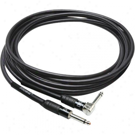 Hosa 25-foot Rean Straight To Right-angle Guitar Cable - Hgtr-025r