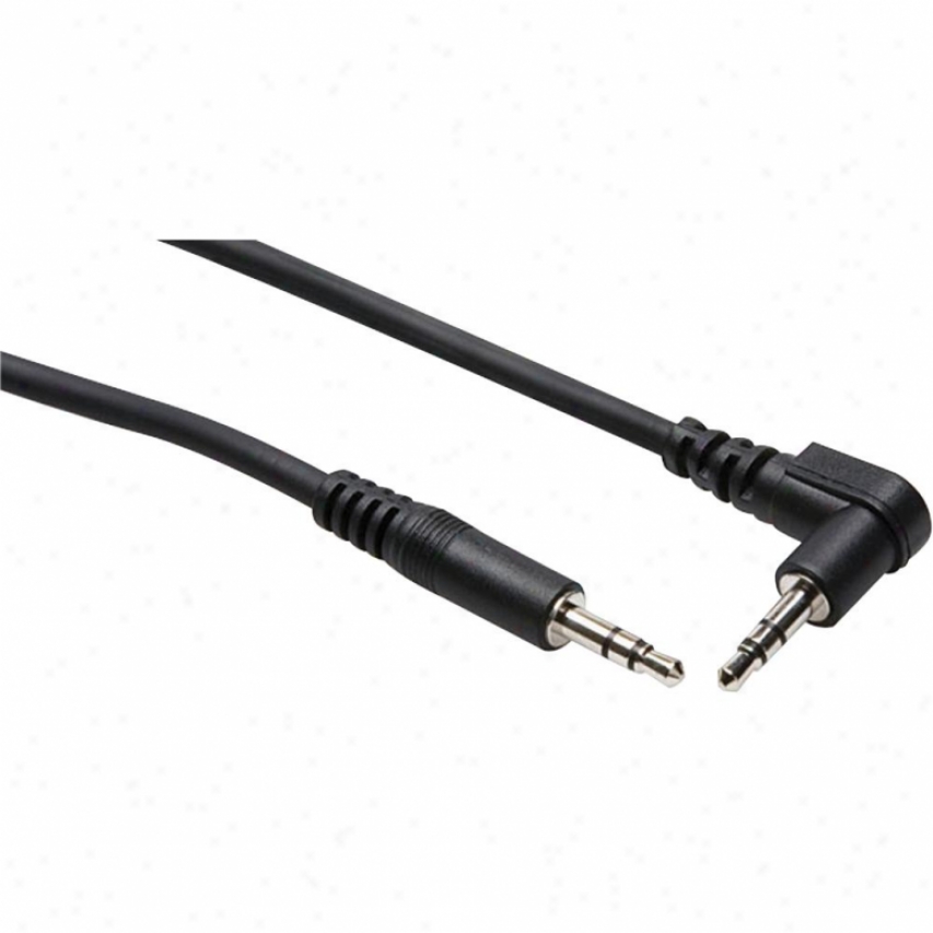 Hosa 5-foo 3.5mm Trs To Righy-angle 3.5mm Trs Stereo Interconnect Cable