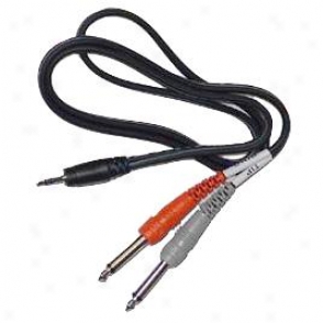 Hosa Cmp159 Stereo Mini Male To Phone Y-cable -10 Feet